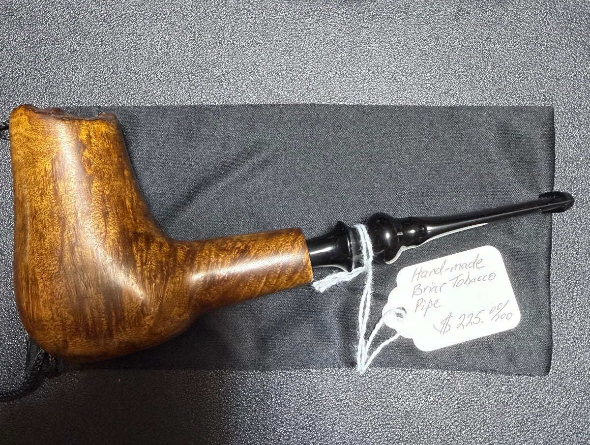 Handmade Briar Pipe - Dark Brown