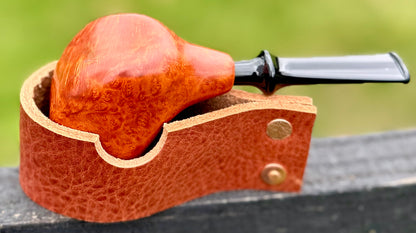 Handmade Briar Pipe - Cognac
