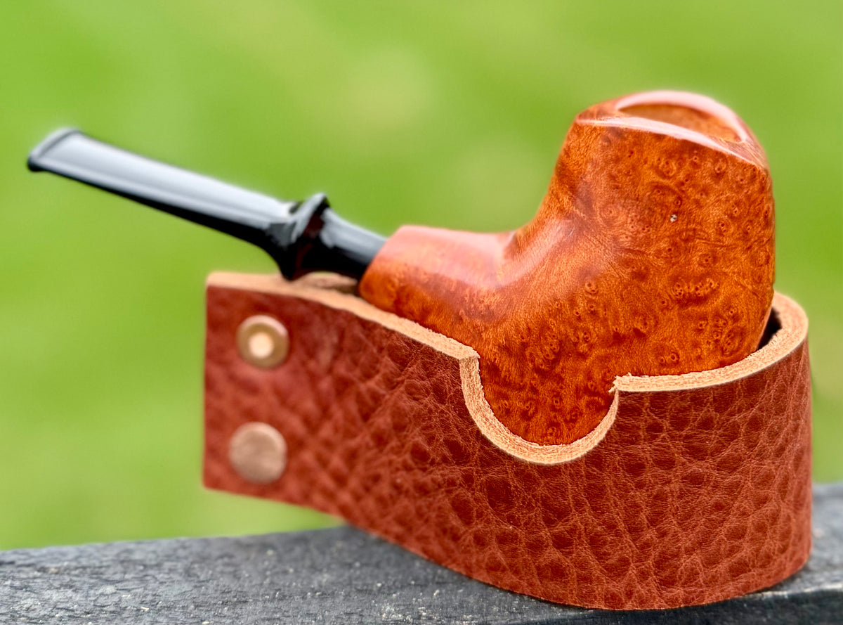 Handmade Briar Pipe - Cognac