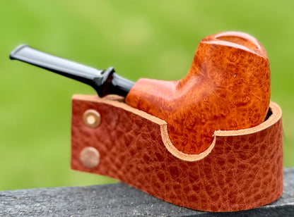 Handmade Briar Pipe - Cognac