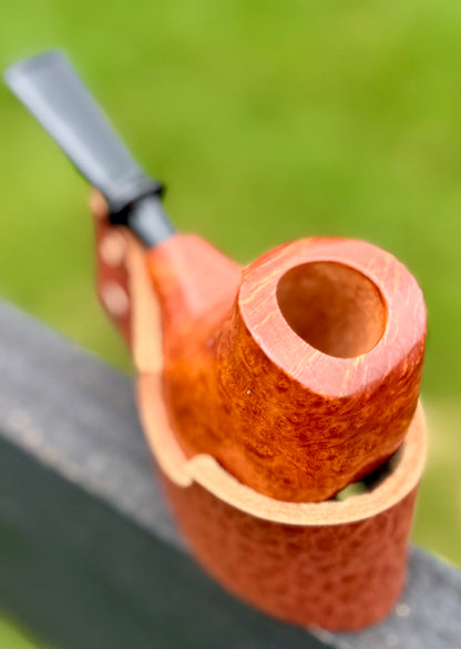 Handmade Briar Pipe - Cognac
